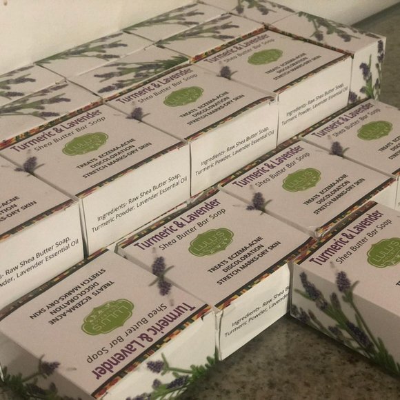 TUMERIC & LAVENDER SOAP - Picture 4 of 5